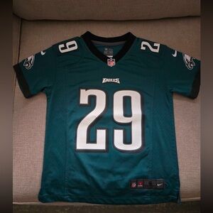 Mens Eagles jersey top in size S, green